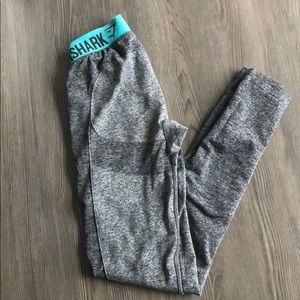 Gymshark flex leggings gray / blue